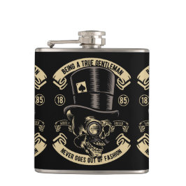 Flasche aus rostfreiem Stahl Flachmann