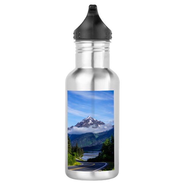 * FLASCHE AUS STAHLWASSER EDELSTAHLFLASCHE (Rechts)