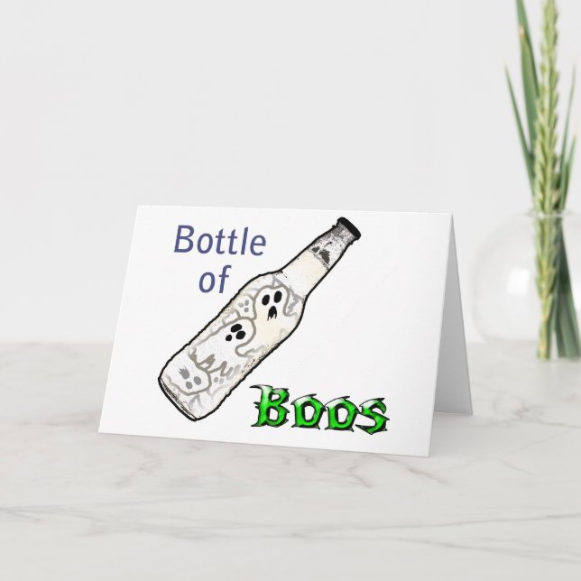 Flasche Boos Karte (Vorderseite)
