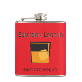 Flasche - Bourbon Legend, Bardstown Kentucky Flachmann
