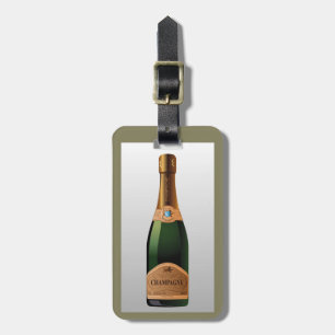 FLASCHE CHAMPAGNE GEPÄCKANHÄNGER