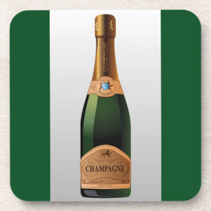 FLASCHE CHAMPAGNE GETRÄNKEUNTERSETZER
