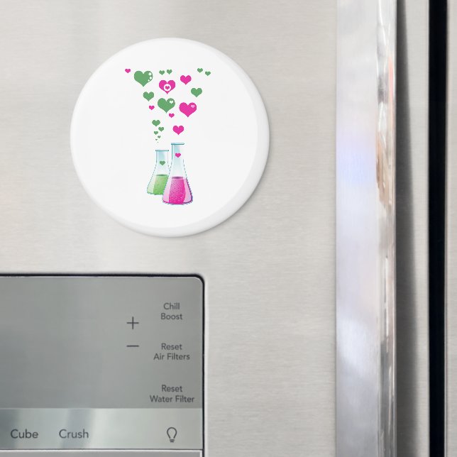 Flasche, Erlenmeyer, Beaker, Chemie, Labor Magnet (In Situ (Kühlschrank))