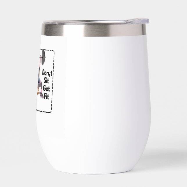 Flasche für den Fitnessraum. (Links)