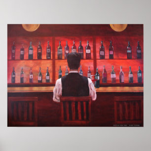 Flasche für eine poster