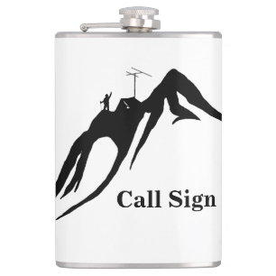 Flasche für Funkbetreiber mit hoher Flughöhe Flachmann