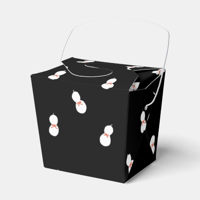 Flasche Gourmet mit Flachbandmuster Geschenkschachtel (Vorderseite)