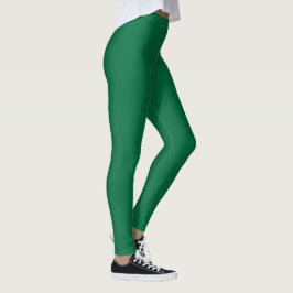 Flasche Grün Solid Farbe | Classic | elegant Leggings