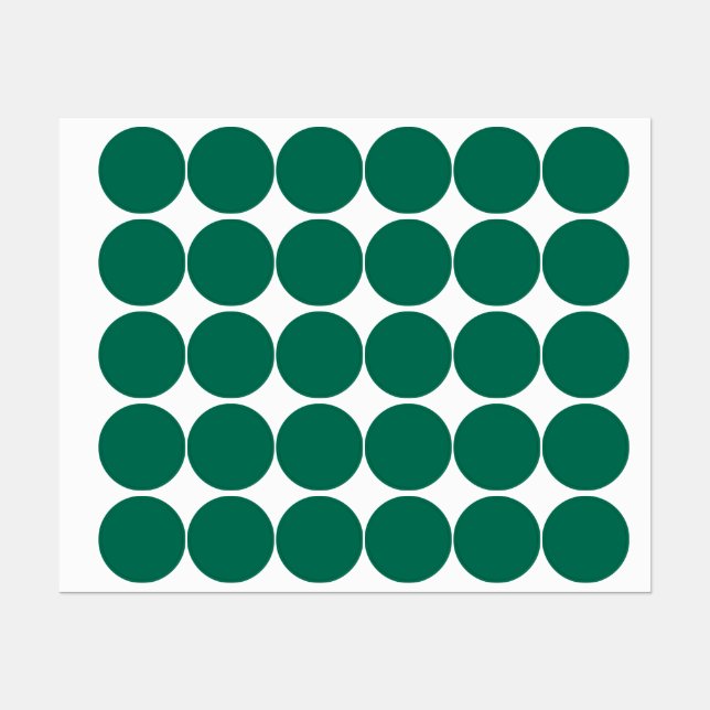 Flasche Grün Solid Farbe Etiketten (Blatt)