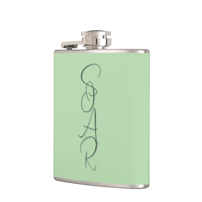 Flasche in Vinyl eingeschlagen Flachmann (Links)