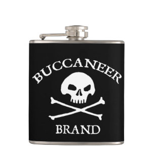 Flasche mit der Marke Buccaneer Flachmann