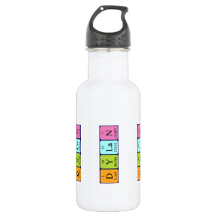 Flasche mit Dylan Flasche mit periodischem Tabelle Trinkflasche