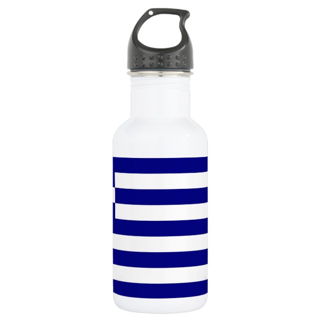 Flasche mit griechischer Flagge Trinkflasche (Vorderseite)