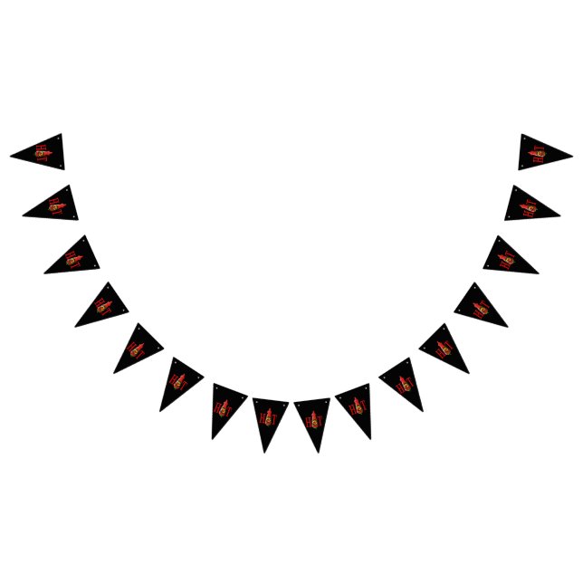 Flasche mit heißer Soße Wimpelkette (Alle)