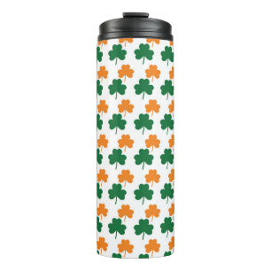 Flasche mit irischem Kleeblatt