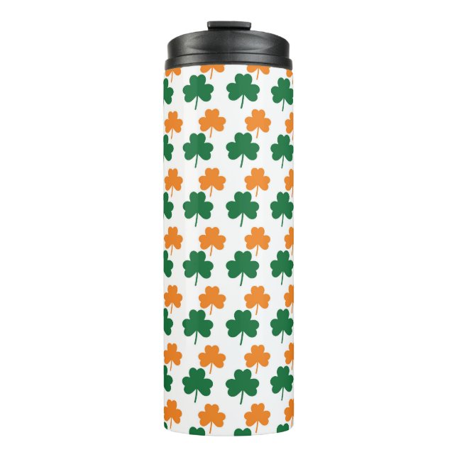 Flasche mit irischem Kleeblatt (Vorderseite)
