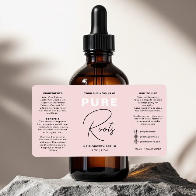 Flasche mit Minimalistischem Blütenpinsel (Von Creator hochgeladen)