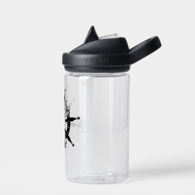 Flasche mit Piraterie (Links)