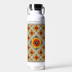 Flasche mit Sonnenblumen1