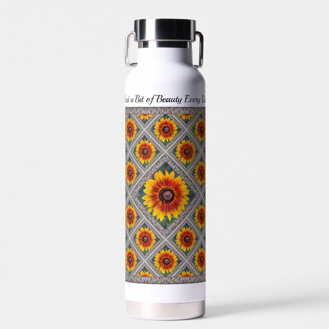 Flasche mit Sonnenblumen von Susie4 (Vorne)