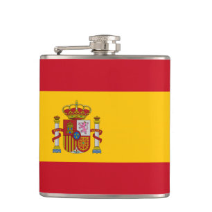 Flasche mit spanischer Flagge Flachmann