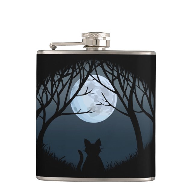 Flasche mit Überflasche für Katzen Getränke Flasch Flachmann (Vorderseite)