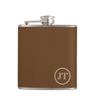 Flasche mit Vinyl-Ummantelung - Flasche mit indivi Flachmann