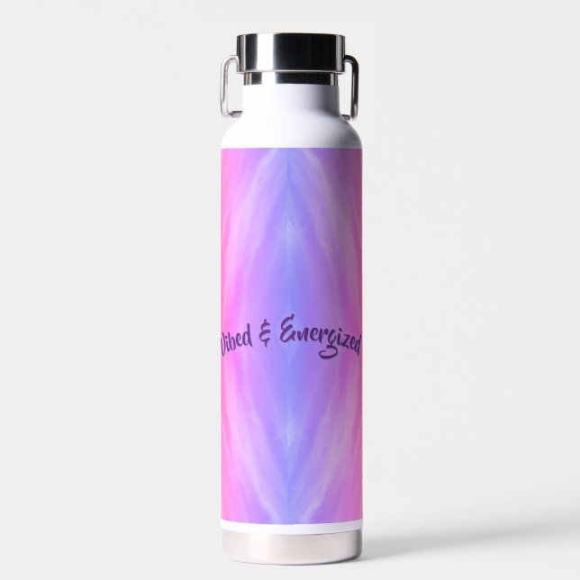 Flasche mit Wasser und Wasser (Vorne)