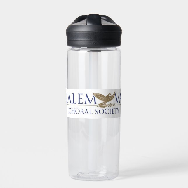 Flasche mit wiederverwendbarem Wasser (Vorderseite)