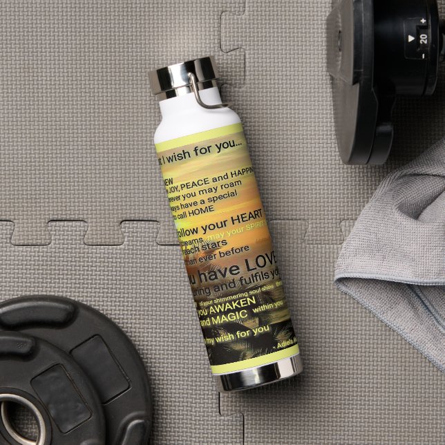 Flasche mit WISSEN (Fitnessstudio)