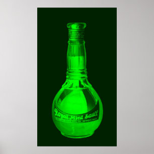 Flasche Münzanstalt-Soße 1905 Poster