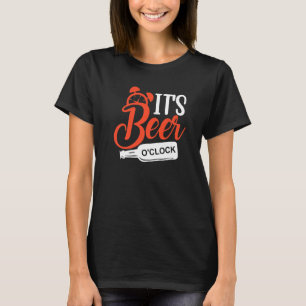 Flasche oder Floß Bier ich Funny Beer Drink T-Shirt