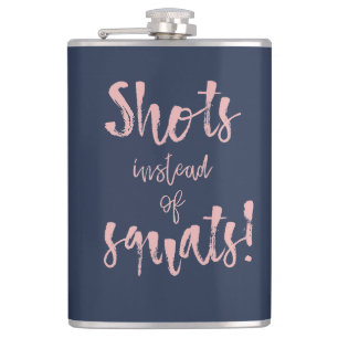 Flasche Shots Statt Squats Flachmann