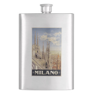 Flasche Vintag Milano Mailand Italien Flachmann