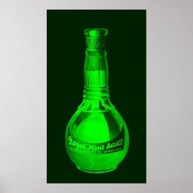 Flasche von Royal Mint Sauce 1905 Poster (Vorne)