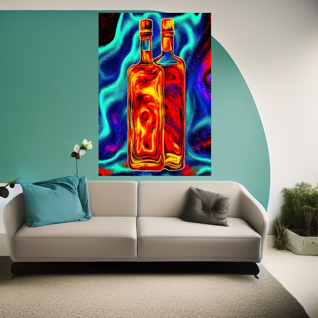 Flasche Whiskey | AI Art Poster (Von Creator hochgeladen)