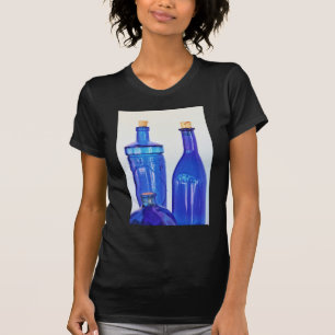 Flaschen aus blauem Glas T-Shirt