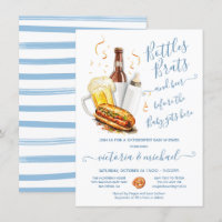 Flaschen Braten und Bier Oktoberfest Kinderdusche