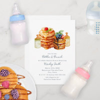 Flaschen + Brunch Baby Dusche Frühstück