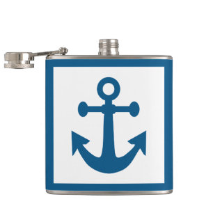 Flaschen für den Anker-individuelle Name Flachmann
