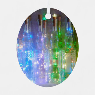 Flaschen Keramik Ornament Aus Metall