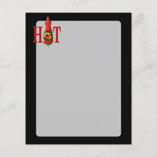 Flaschen mit scharfer Sauce Flyer