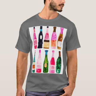 Flaschen Mustermalerei 3 T-Shirt