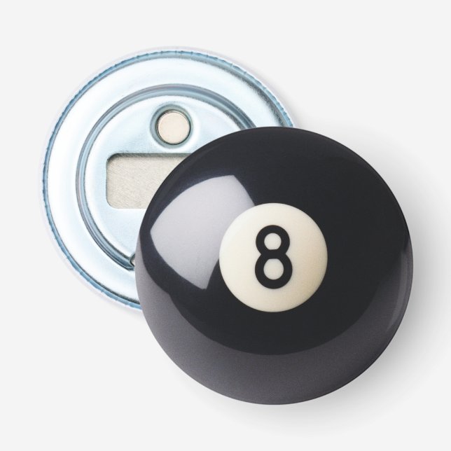 Flaschen-Öffner Billardsnooker-8-Ball Flaschenöffner (Vorderseite)