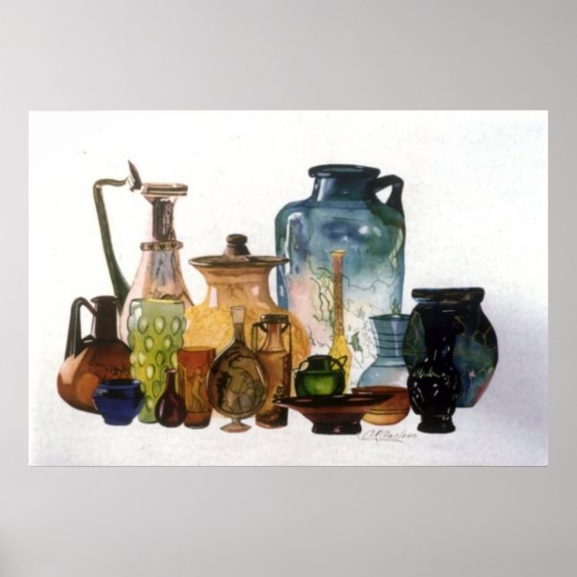 Flaschen Poster (Vorne)