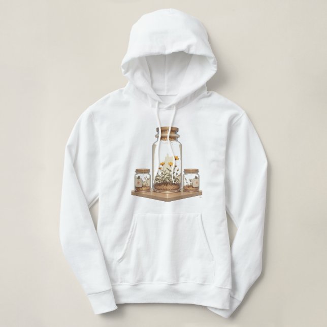 Flaschenblume Hoodie (Design vorne)