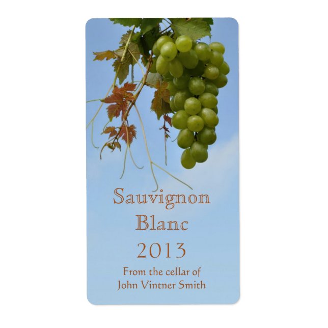 Flaschenetikett (Vorne)