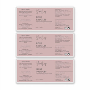 Flaschenetikett Aufkleber