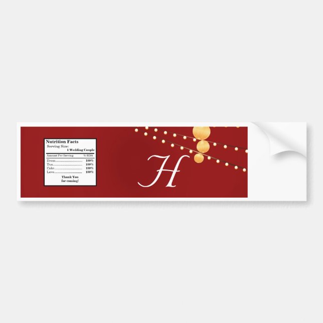 Flaschenetikett-Papiersäulen auf rotem Chinesisch Autoaufkleber (Vorne)