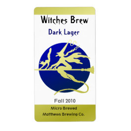 Flaschenetiketten mit Rotzunge und Blauer Mond